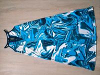Türkis Aqua Marineblau weiß XS 34 langes Sommerkleid Maxikleid Niedersachsen - Bodenwerder Vorschau
