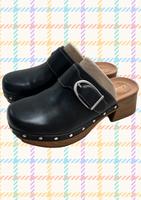 Leder-Clogs "Sivanne Sun" in Schwarz - 40 Düsseldorf - Kaiserswerth Vorschau