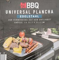 *NEU* BBQ Universal Plancha Edelstahl Grillplatte 33,5 x 33,5 cm Nordrhein-Westfalen - Radevormwald Vorschau