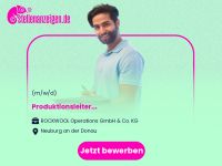 Produktionsleiter (m/w/d) Bayern - Neuburg a.d. Donau Vorschau