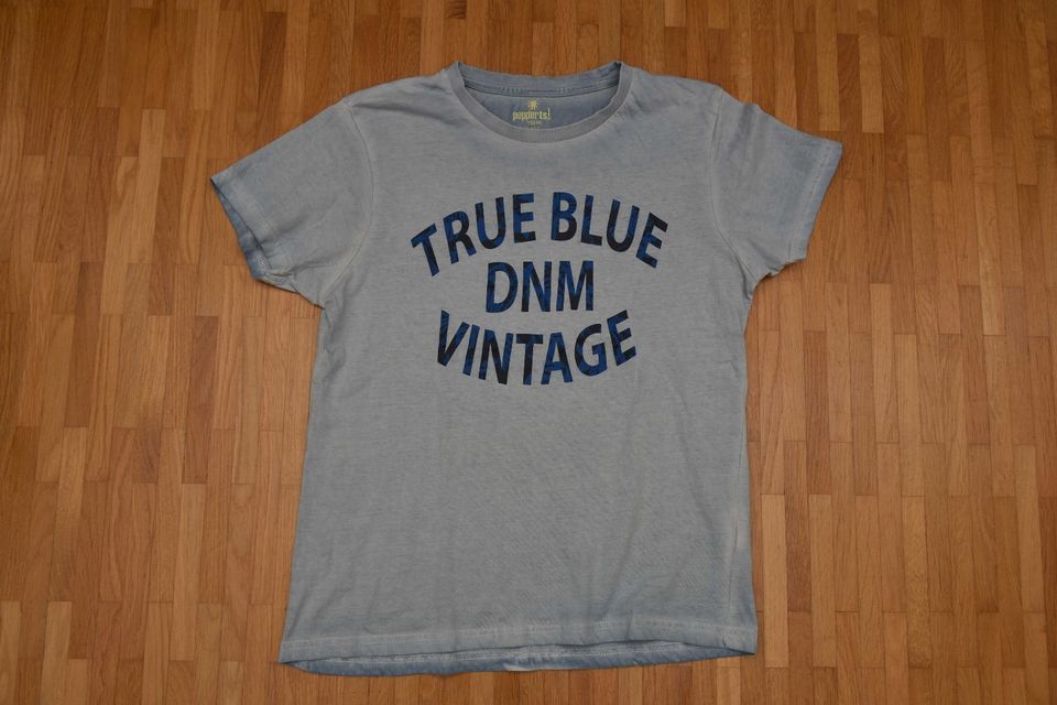 batic blau-graues T-Shirt Gr. 146/152 in Dresden