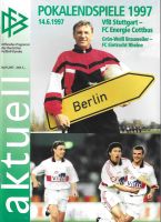 Stadionheft 54. DPF: VfB Stuttgart - FC Energie Cottbus 1997 Berlin - Lichtenberg Vorschau