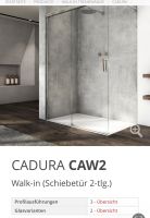 Duschwand Dusche Cadura Walk-In Schiebetür Sachsen - Wurzen Vorschau