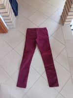 Schlupfhose Jeans Mädchen Gr. 158 weinrot Schleswig-Holstein - Wattenbek Vorschau