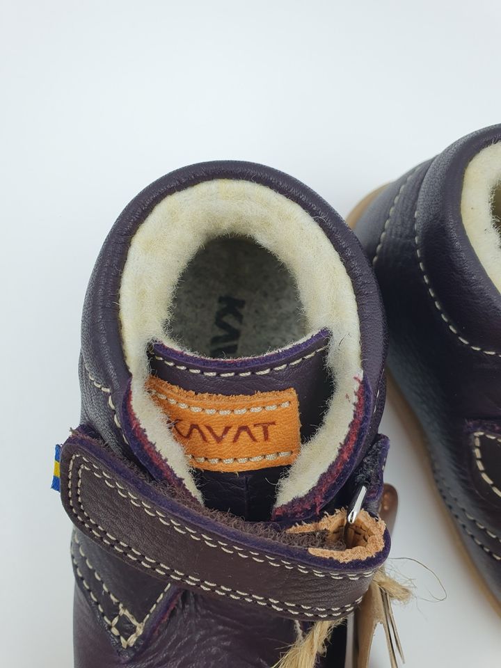 Gr 21 Kavat Schuhe NEU OVP gefüttert Winterschuhe aubergine lila in Gülzow-Prüzen