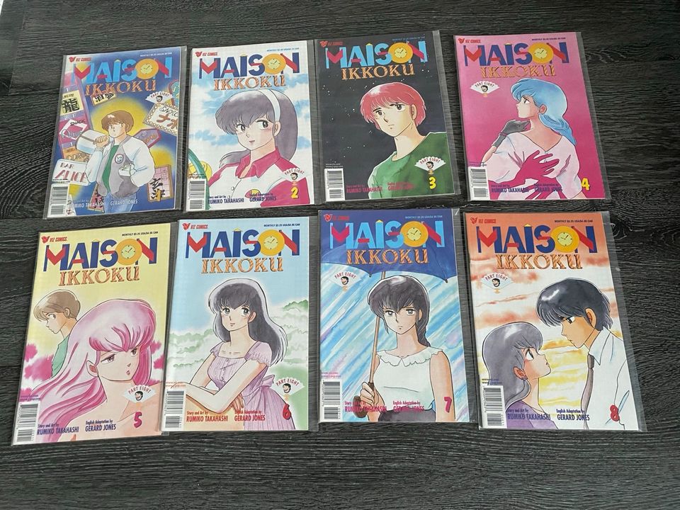 Maison Ikkoku - Rumiko Takahashi - Part 8 & 9 Engl. Import in Hamburg