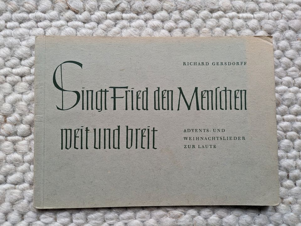 Advents u. Weihnachtslieder für Laute o. Gitarre "Singt Fried" in Bremen