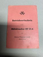 Massey Ferguson Betriebserlaubnis 31-6 Bayern - Neunburg Vorschau