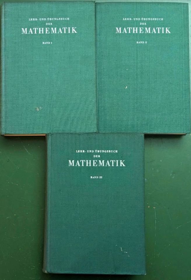 Lehr- und Übungsbuch der Mathematik, 3 Bände, Fachbücher in Schaafheim