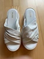 ALDO DWERASSA cremeweiß Damen Plateau Pantoletten / Sandalen Gr. Bayern - Erding Vorschau