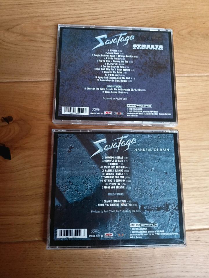 Savatage / CD-Doppel / Streets & Handful of Rain / Klassiker in Köln