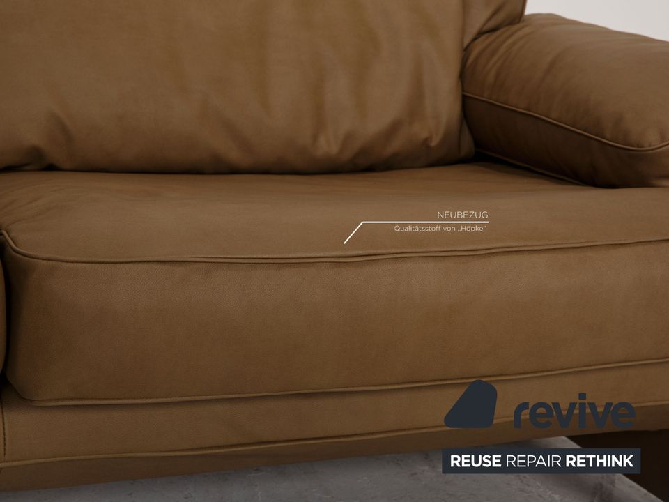 de sede DS 70 Stoff Dreisitzer Olivgrün Braun Sofa Couch Neubezug in Köln