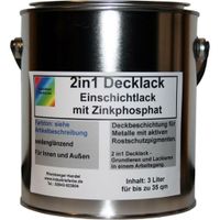 Rostschutzfarbe, RAL 7016 Anthrazithgrau, 3 Liter Dose Nordrhein-Westfalen - Rheinberg Vorschau