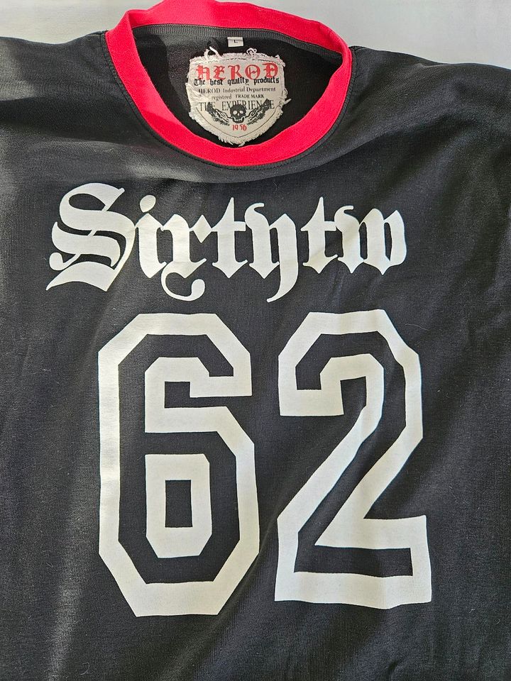 Tshirt Langarm 62 SixtyTwo Gr. M-L gebraucht schwarz in Lörrach