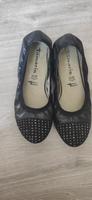 schwarze Ballerinas - Tamaris - Gr. 37 - mit Glitzersteinen Bayern - Bad Kissingen Vorschau