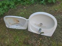Zwei alte Waschbecken aus Keramik zu verschenken Thüringen - Bad Sulza Vorschau