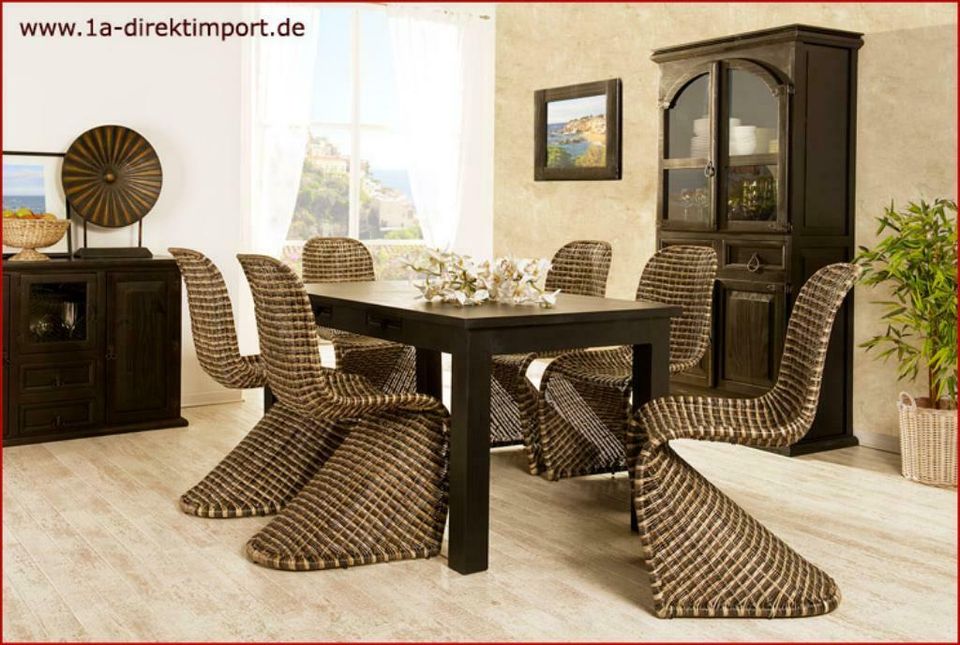 Freischwinger Rattanstühle Esszimmerstühle mit Rattangeflecht in Dortmund