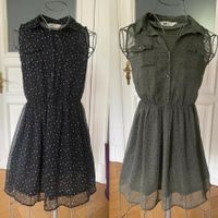 H&M Kleider Chiffon schwarz + khaki Gr.164 NEU Stückpreis Eimsbüttel - Hamburg Harvestehude Vorschau