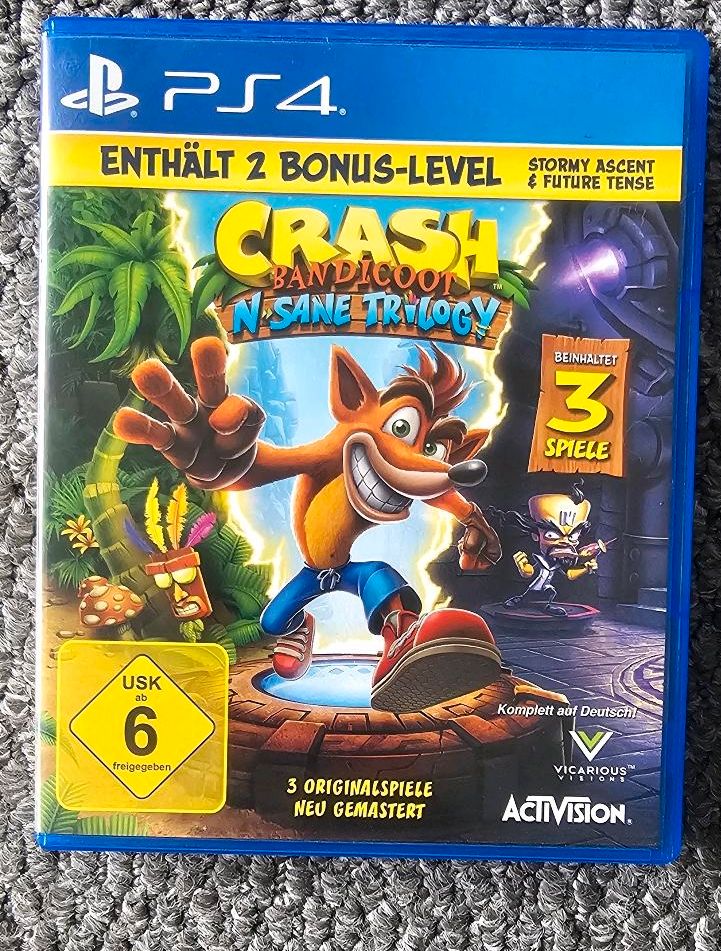 Crash Bandicoot mit OV PS4 in Cottbus