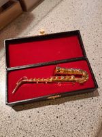 Saxophon aus Messing in Geschenkbox - Miniatur Bayern - Eußenheim Vorschau