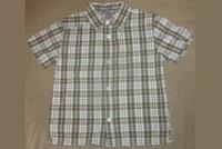 Gr.104 Hemd Sommerhemd kurzarm khaki weiß kariert Baumwolle - H&M Niedersachsen - Einbeck Vorschau
