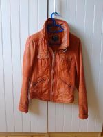 Rost-Orange echte Lederjacke Vintage Gr. S / XS Nordrhein-Westfalen - Recklinghausen Vorschau