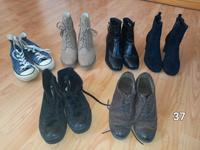 Schuhe Gr. 37 Chucks Stiefeletten Damenschuhe beige blau schwarz Rheinland-Pfalz - Lemberg Vorschau