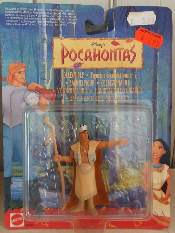 Mattel Disney's Pocahontas 3 Sammelfiguren (OVP) in Schleiz