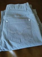 Jeans, Hose, Gr. 44, hellgrau, Strass, Gina Benotti, NEU Nordrhein-Westfalen - Ense Vorschau