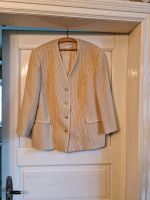 Blazer Jackett beige Creme Gold Größe 50 Damen Delmod City Combi Niedersachsen - Visselhövede Vorschau