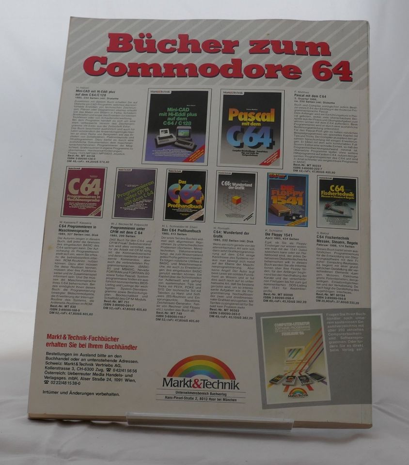 C64 64er 6/86 Sonderheft M&T Grafik inkl. Disks, Giga CADvintage in Fürstenfeldbruck