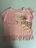 T-Shirt mit Glitzer tiger Mädchen Blumen Hessen - Idstein Vorschau