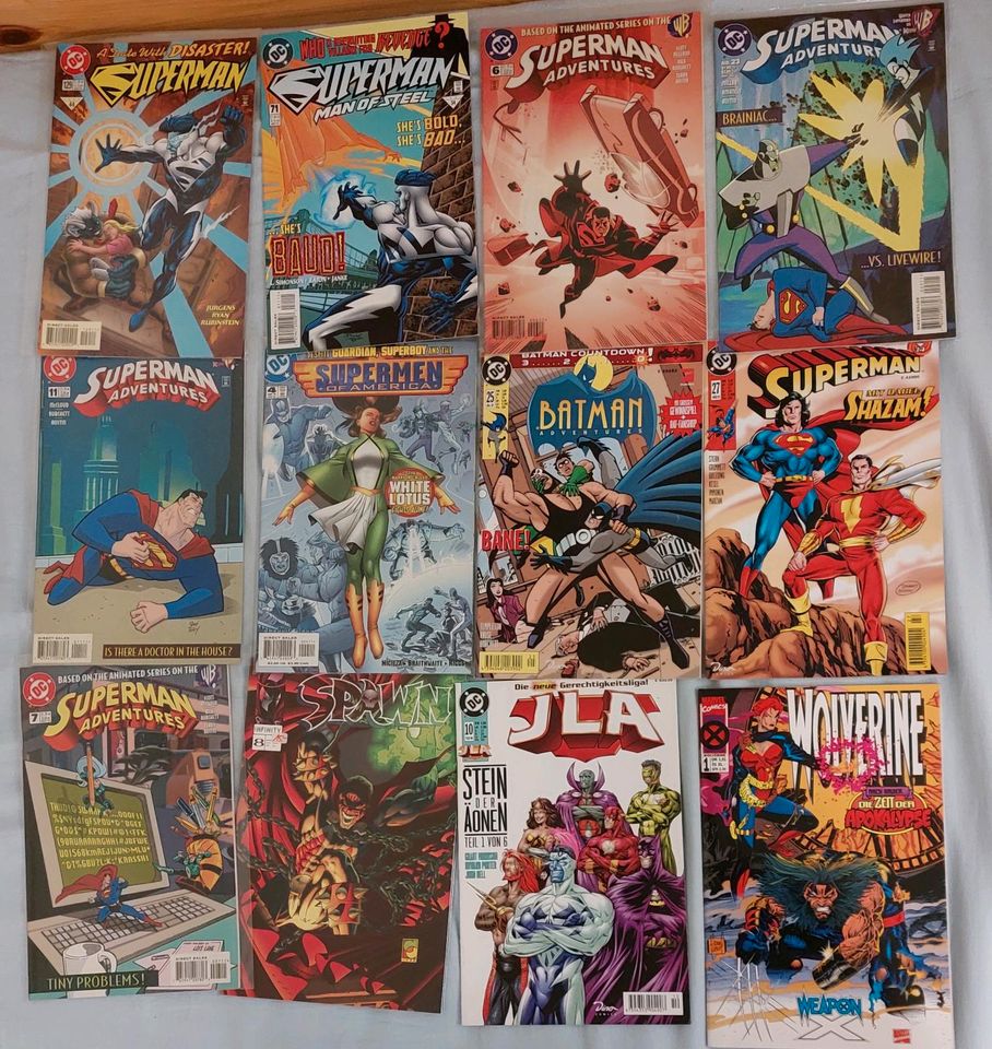 Marvel DC Comics Batman SuperMan Wolverine Xmen Sammlung Konvolut in Karlsruhe