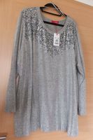 Graues Langarm-Shirt/Pulli von THEA, Gr. 54 mit hübschen Pailette Hessen - Petersberg Vorschau