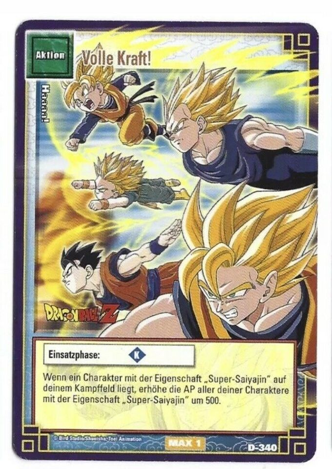 SUCHE Dragonball Cardgame Karten deutsch in Potsdam