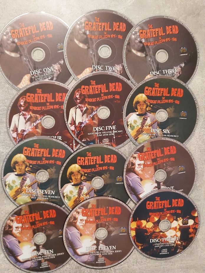 The Grateful Dead – The Broadcast Collection 1976-1980 ,  12 x CD in Köln