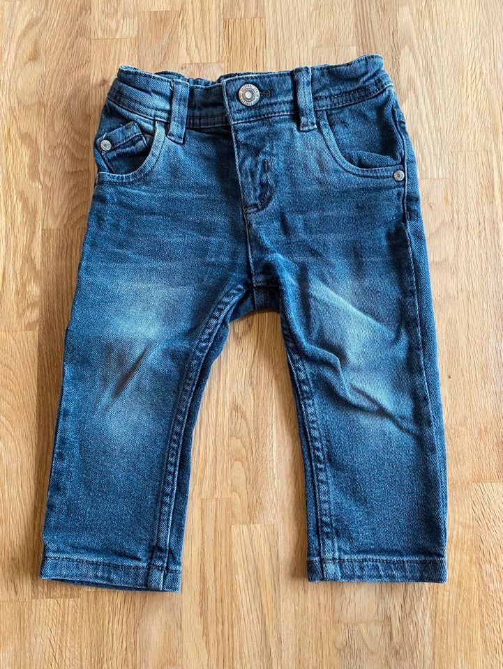 Jeans - blau/schwarz - Pocopiano - Gr.80 in Wentorf