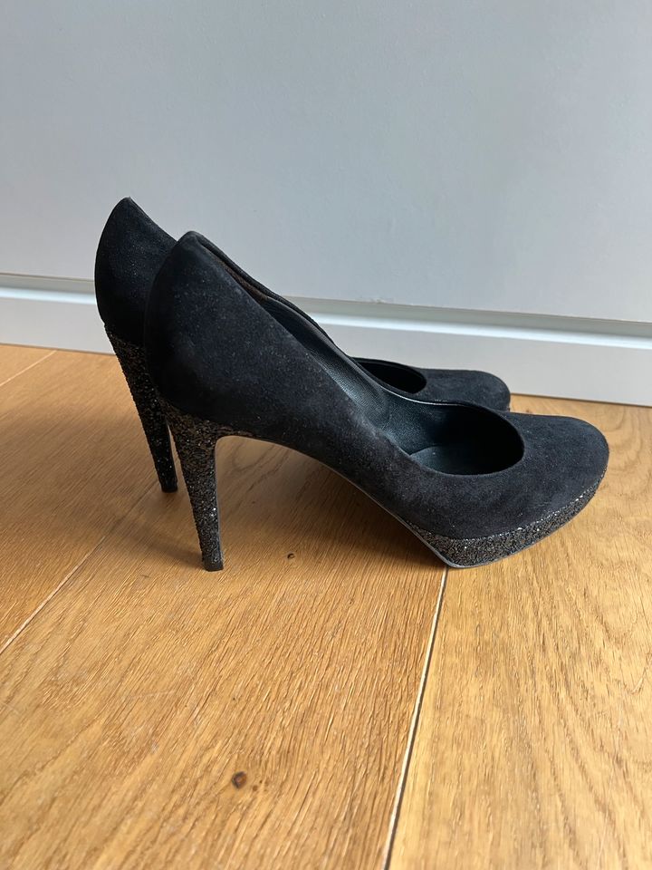 Kennel & Schmenger High Heels Pumps schwarz Glitzer in Wilnsdorf