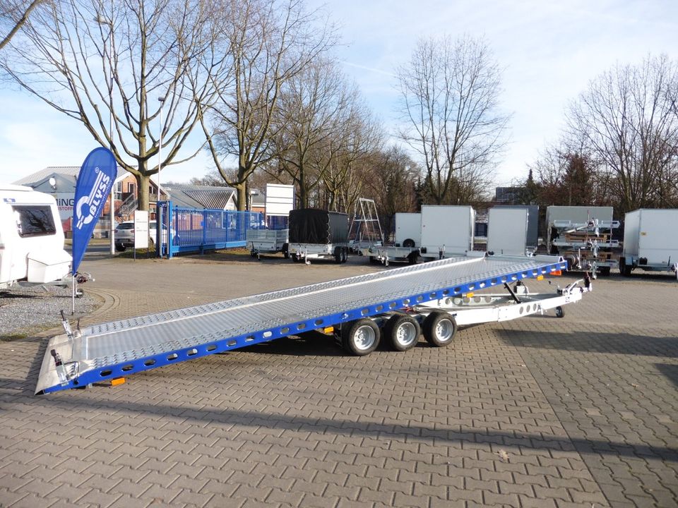 NEU Fahrzeugtransporter Anhänger 655x205cm Autoanhänger 3500kg GG in Seesen