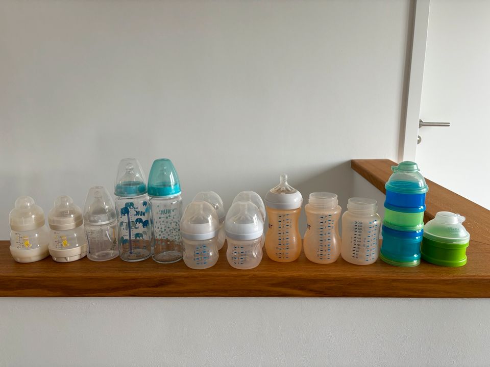 Diverse Babyflaschen mam, Philips Avent, nuk 120,160,240 ml in Riede