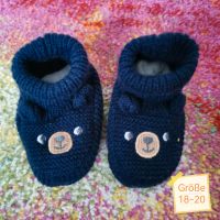 Baby Strick Krabbelschuhe Gr. 18-20 München - Bogenhausen Vorschau