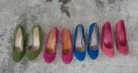 High Heels & Pumps Samt Größe 39 blau/grün/pink/lila Bayern - Kaufbeuren Vorschau
