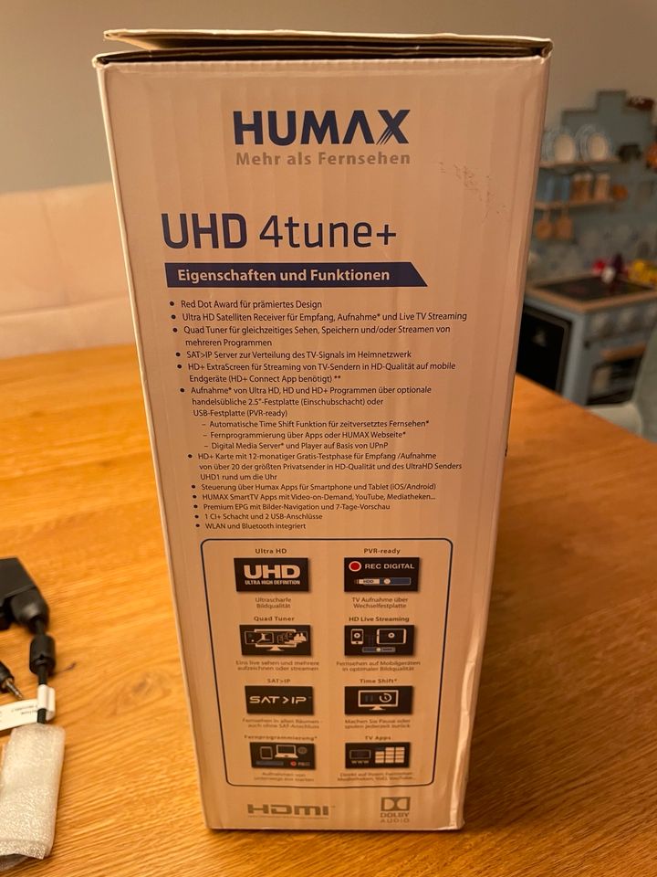 Humax UHD 4tune+ (HGS-1000S) Ultra HD 4K Receiver Neuwertig! in Mülheim (Ruhr)