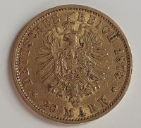 Goldmünze 1878, Deutsches Reich, Hamburg 20 Mark Eimsbüttel - Hamburg Schnelsen Vorschau