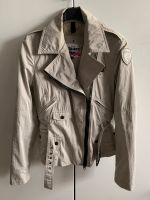 Blauer USA Jacke beige creme m neuwertig Biker Top edel Nordrhein-Westfalen - Greven Vorschau