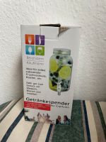 Getränkespender Glas Limonade Karaffe mit Zapfhahn 1L Liter Düsseldorf - Oberbilk Vorschau