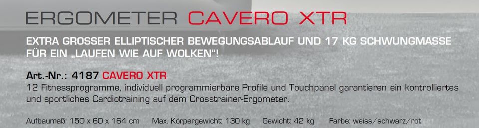 Verkaufe Hammer Crosstrainer Cavero XTR in Essenbach