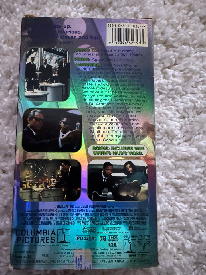 MEN IN BLACK VHS ENGLISCH UNCUT VHS FESTPREIS !!! in Köln