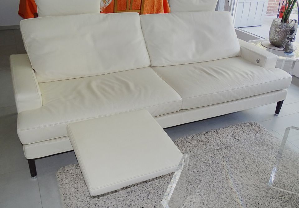 FSM Clarus Couch Designer 3-Sitzer Ledersofa De Sede in Krefeld
