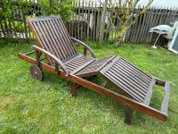 Holz Liege für Terrasse, Liegestuhl Rheinland-Pfalz - Breitenbach  Vorschau